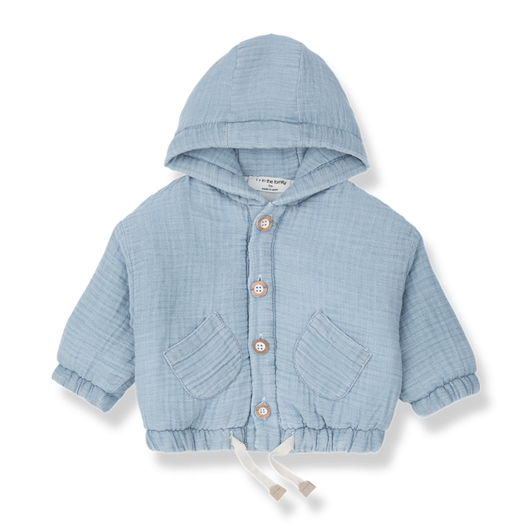 1+ in the family Imbros Hooded Jacket - Denim