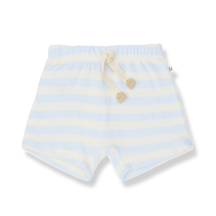 1+ in the family Feres Striped Short - Misty-blue