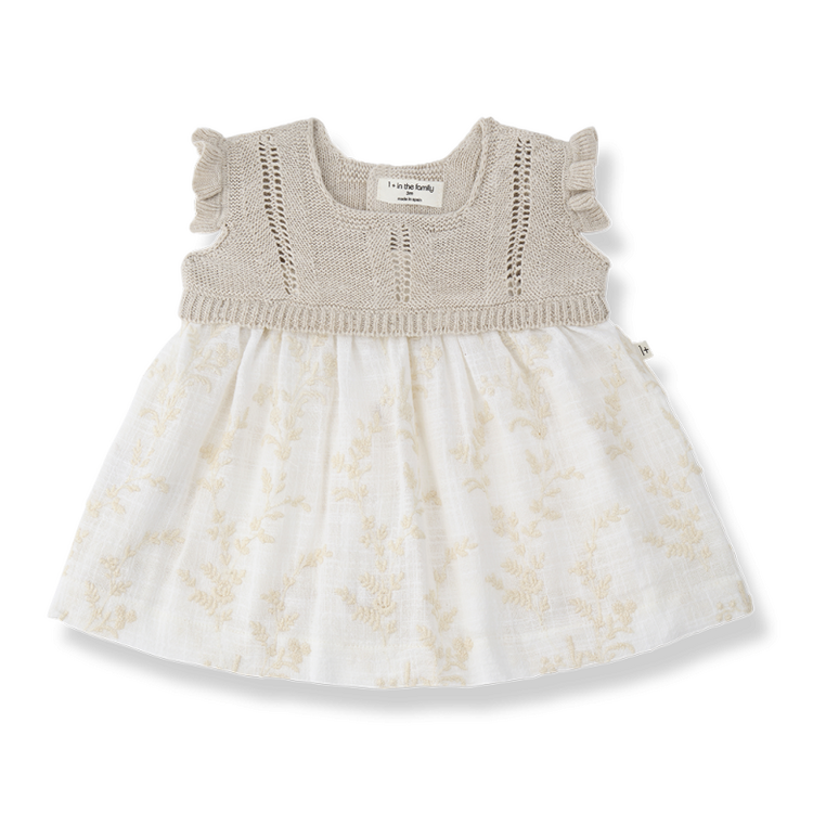 1+ in the family Saona Dress - Ecru