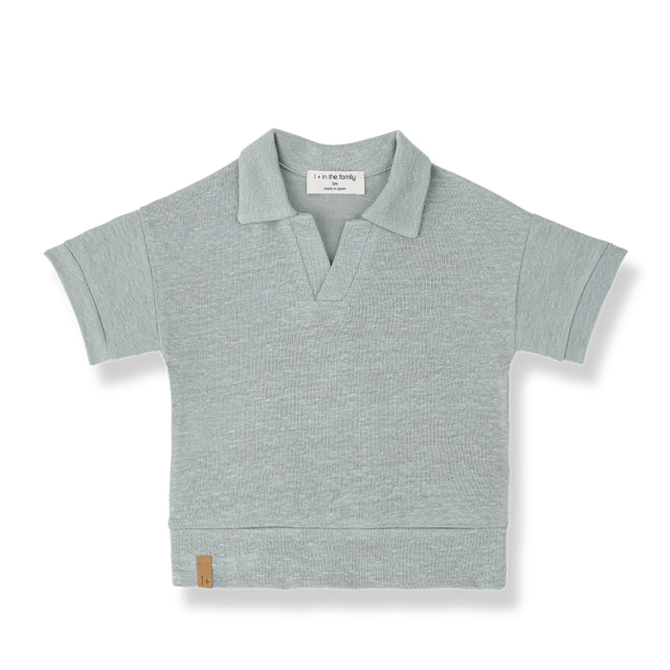 1+ in the family Vajol Polo Shirt - Iceberg