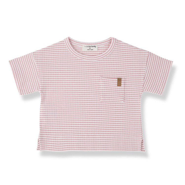 1+ in the family Altafulla s.Sleeve Shirt - Strawberry