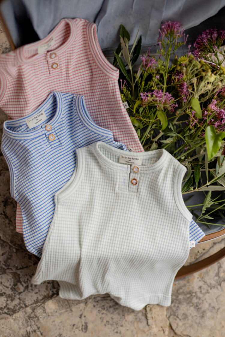 1+ in the family Vendrell Romper - Ultramarine