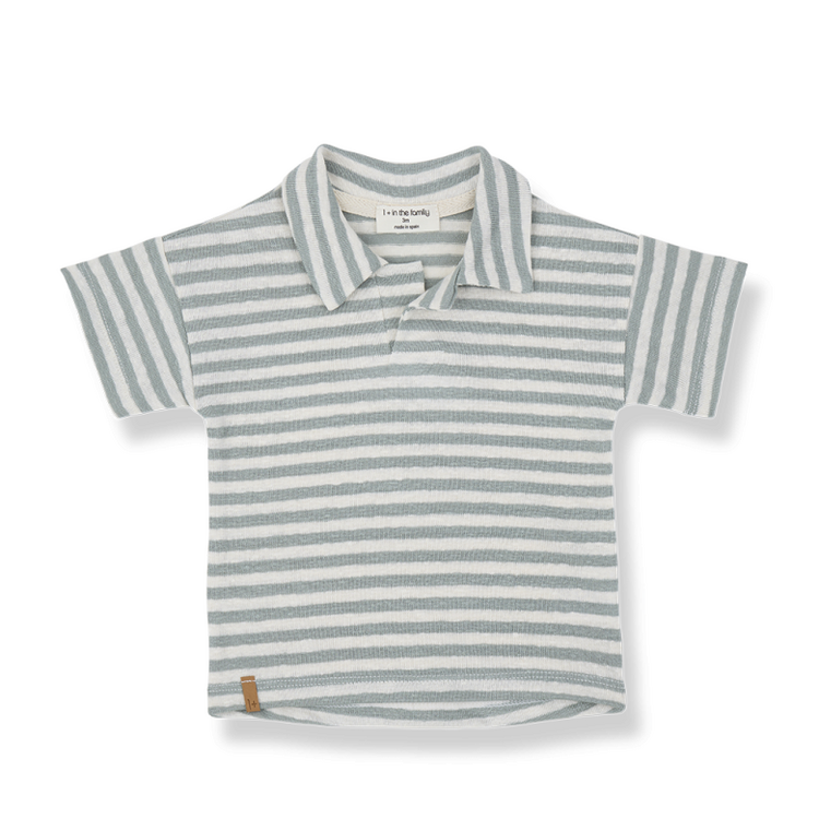 1+ in the family Borrassa s.Sleeve Polo - Iceberg