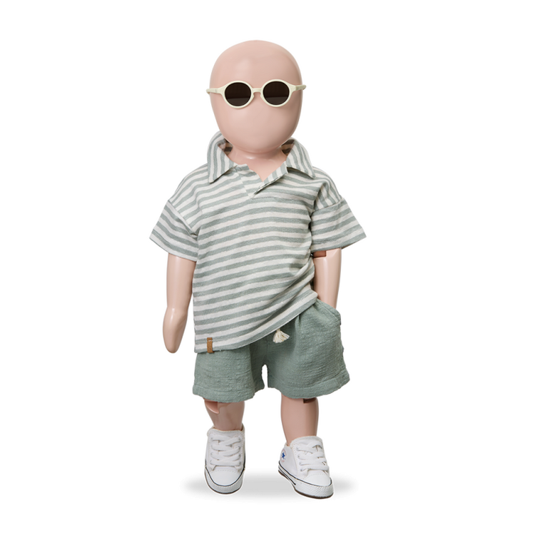 1+ in the family Borrassa s.Sleeve Polo - Iceberg