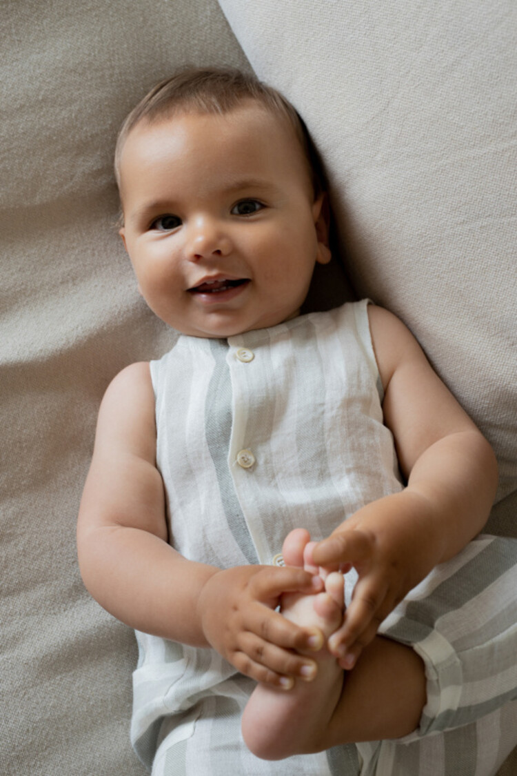 1+ in the family Mori Jumpsuit - Beige