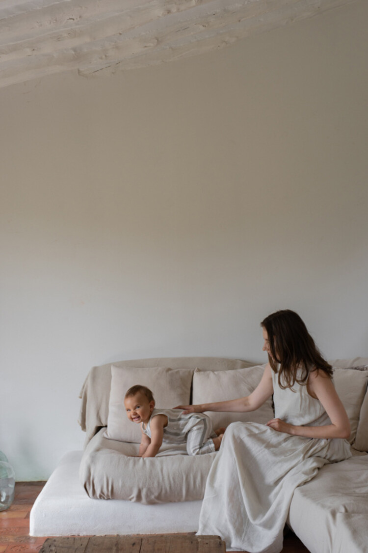 1+ in the family Mori Jumpsuit - Beige