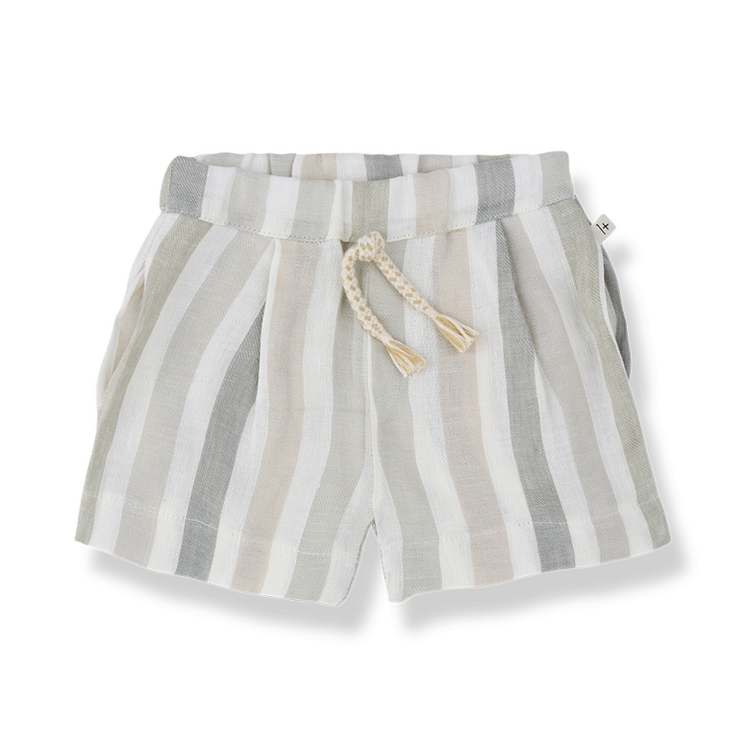 1+ in the family Vilopriu Striped Shorts - Beige