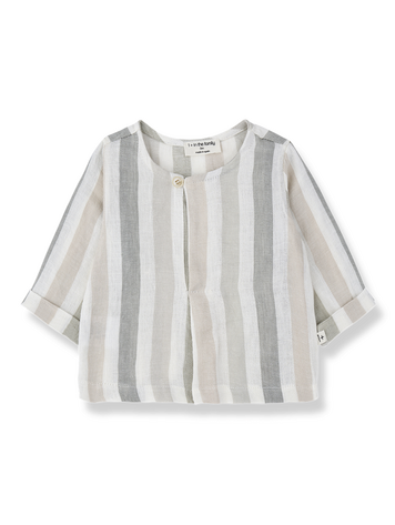 1+ in the family Casavells Striped Shirt - Beige