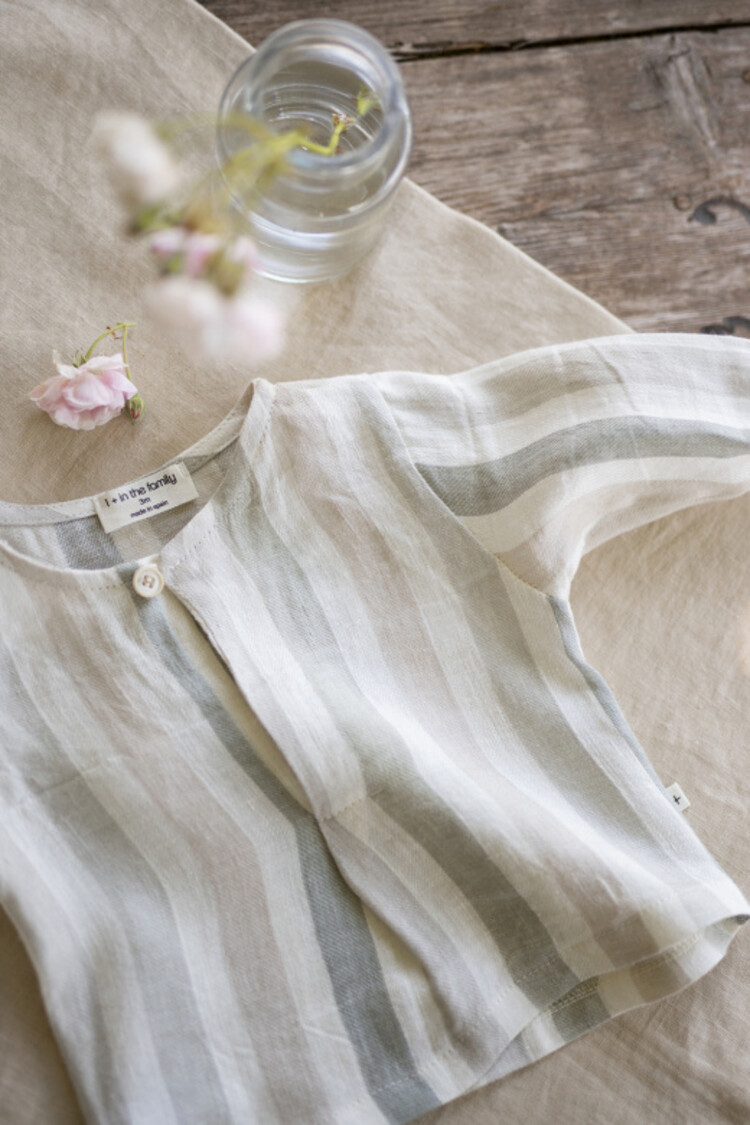 1+ in the family Casavells Striped Shirt - Beige