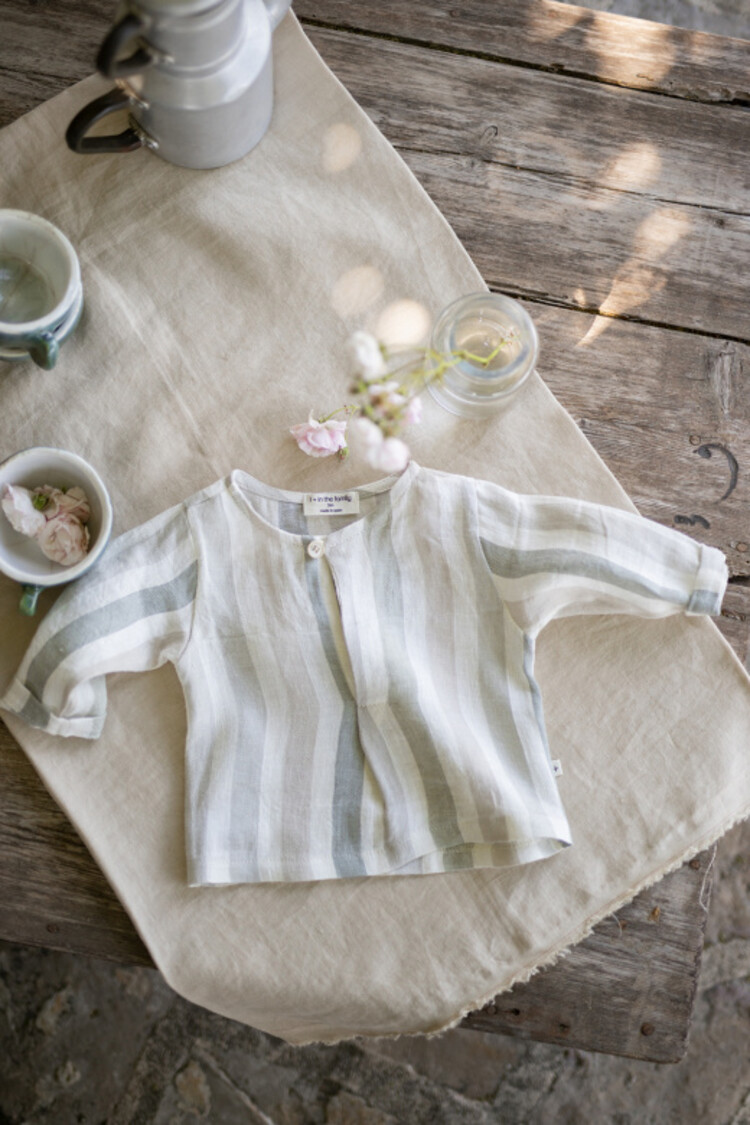 1+ in the family Casavells Striped Shirt - Beige