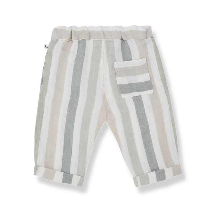 1+ in the family Regencos Striped Pants - Beige