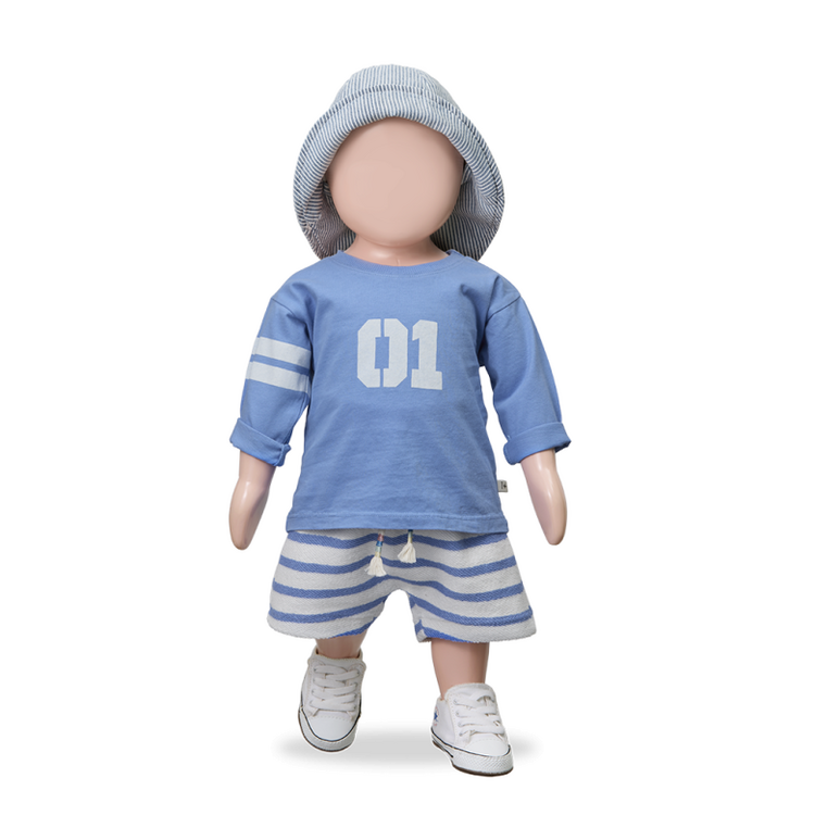 1+ in the family Montgri Striped Shorts - Ultramarine