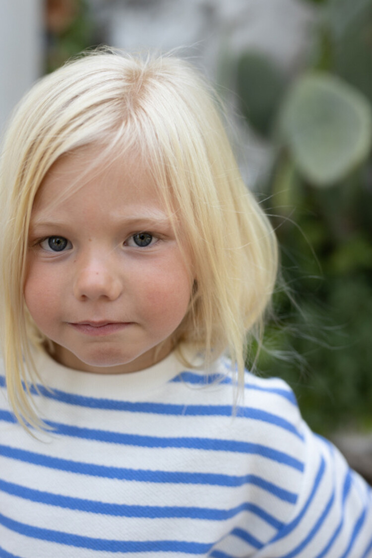 1+ in the family Marroig Striped Sweater - Ultramarine
