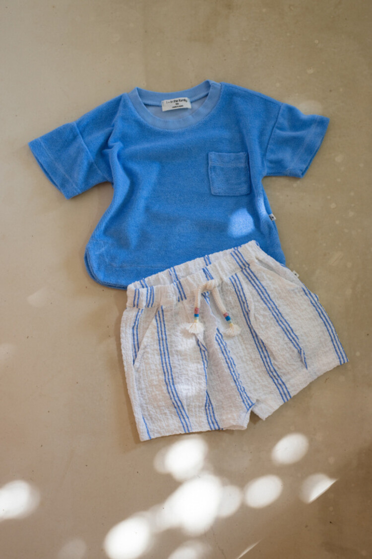 1+ in the family Manacor S.Sleeve T-shirt - Ultramarine