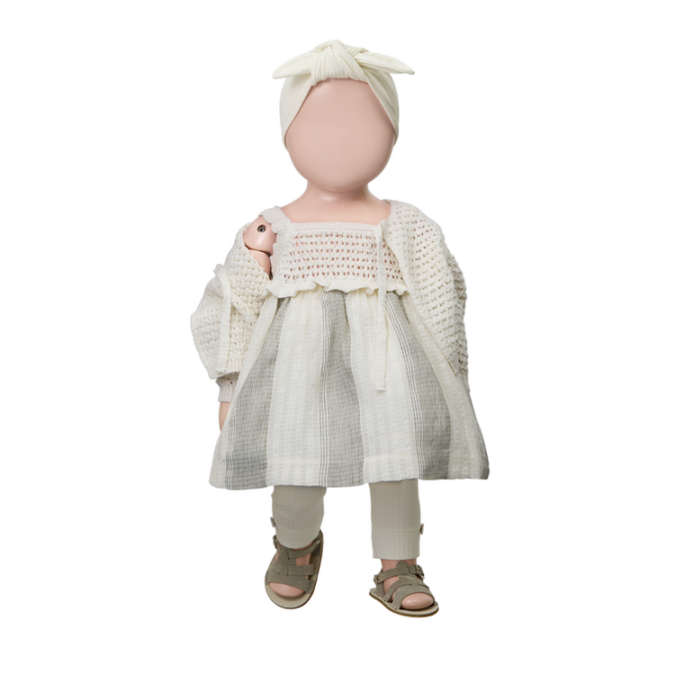 1+ in the family Fontanilles Cardigan - Ecru