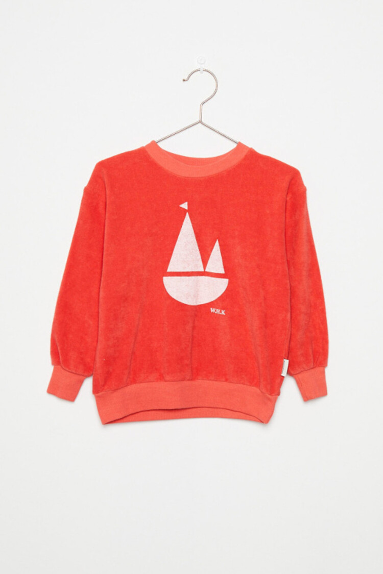 Weekend House Kids Boat Shape Sweatshirt - Fresa