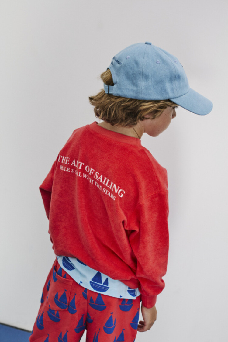 Weekend House Kids Boat Shape Sweatshirt - Fresa