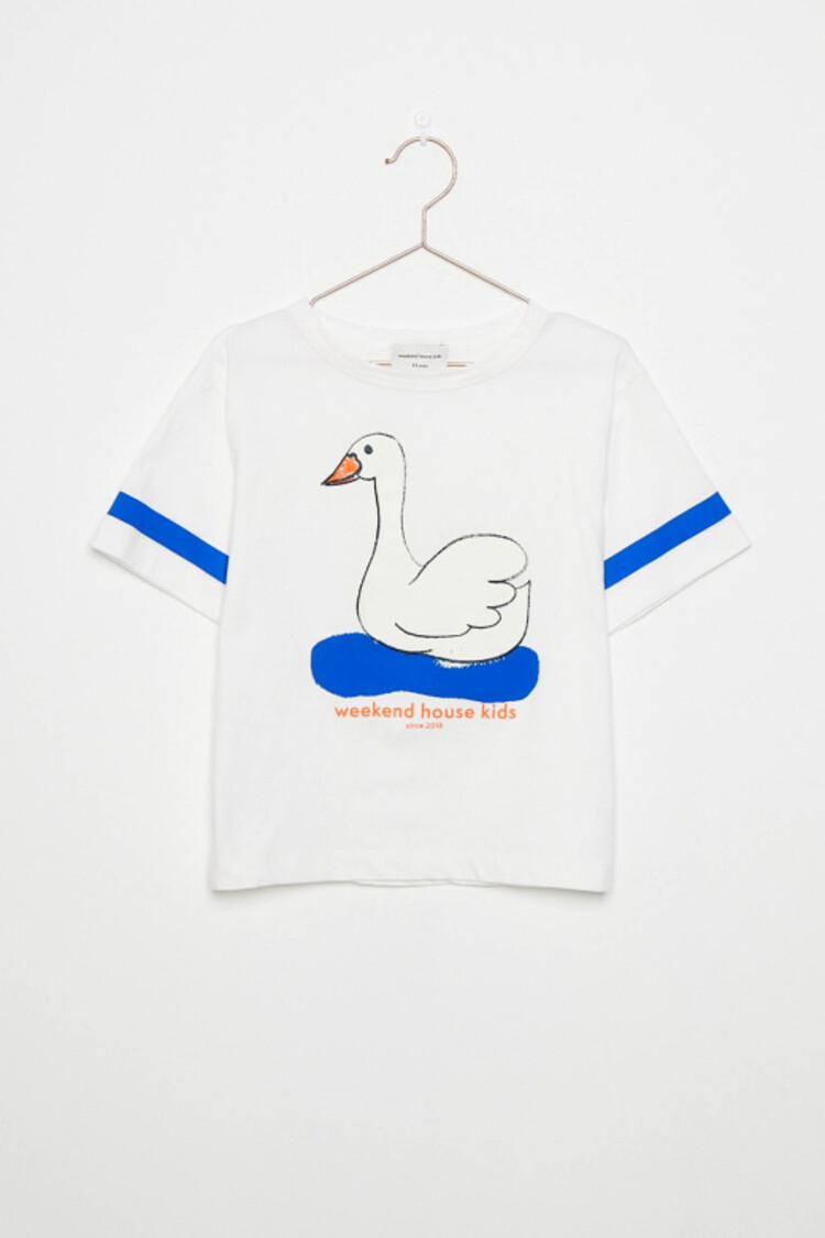 Weekend House Kids Swan T-shirt - White