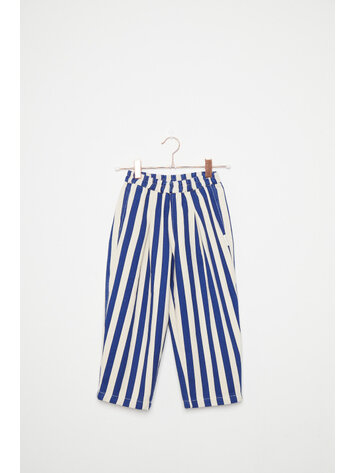 Weekend House Kids Blue Striped Pants - Ecru