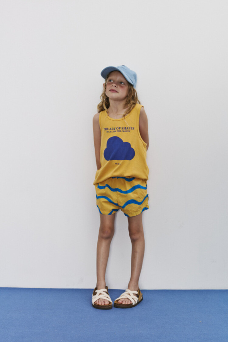 Weekend House Kids Cloud Tank T-shirt - Orange