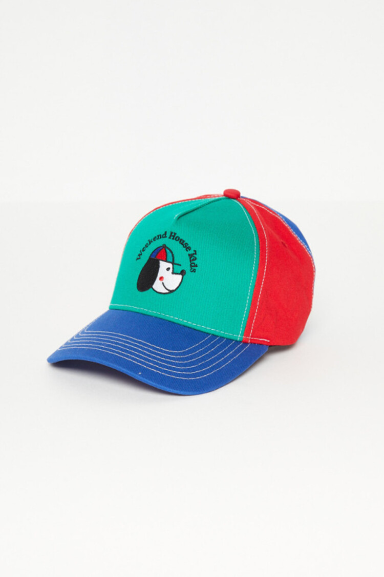 Weekend House Kids Happy Dog Cap - Red