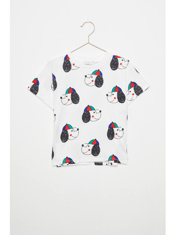 Weekend House Kids Happy Dog All Over T-shirt - White