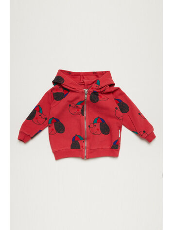 Weekend House Kids Happy Dog baby Hoodie - Red