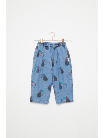Weekend House Kids Happy Dog Baby Pants - Denim