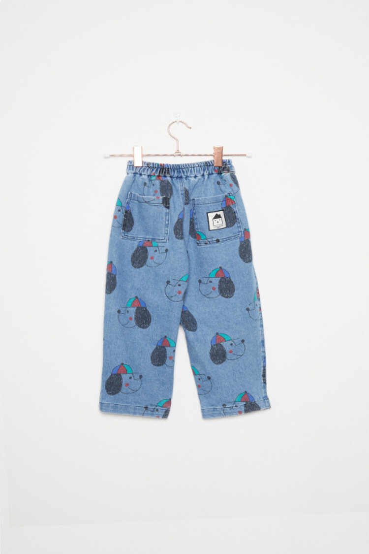 Weekend House Kids Happy Dog Baby Pants - Denim