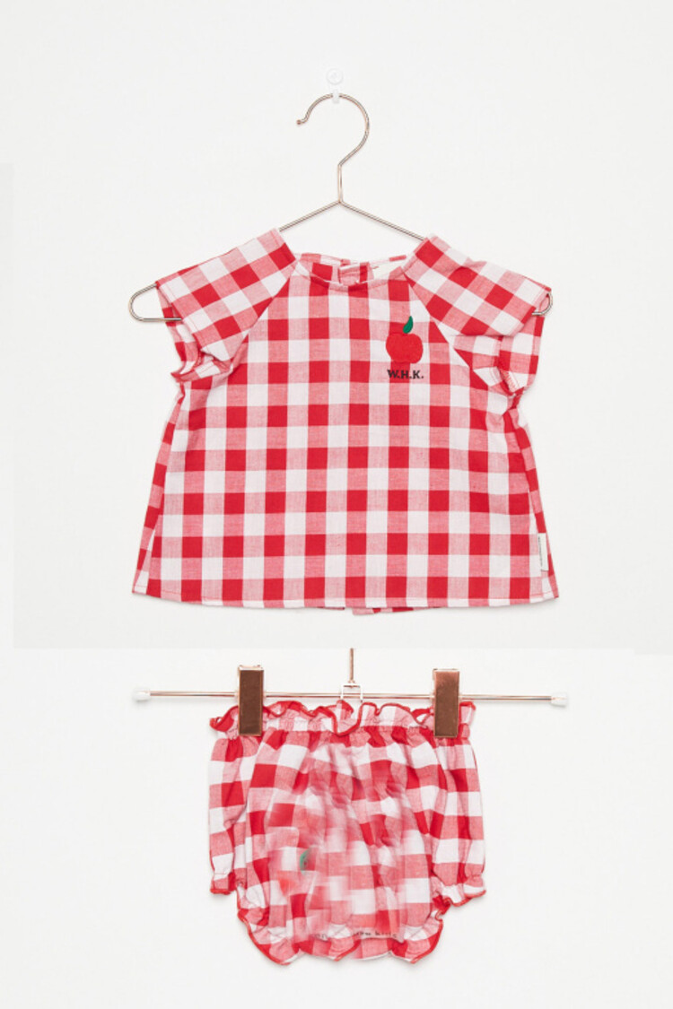 Weekend House Kids Apple Baby Set - Red/White
