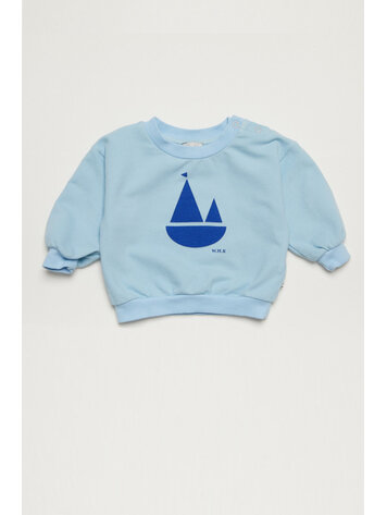Weekend House Kids Boat Baby Sweatshirt - Celeste