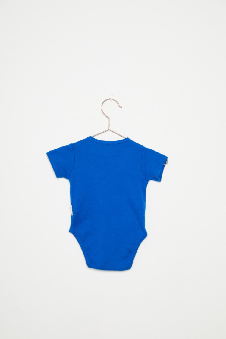 Weekend House Kids Fish Shape Baby Body - Nautical Blue