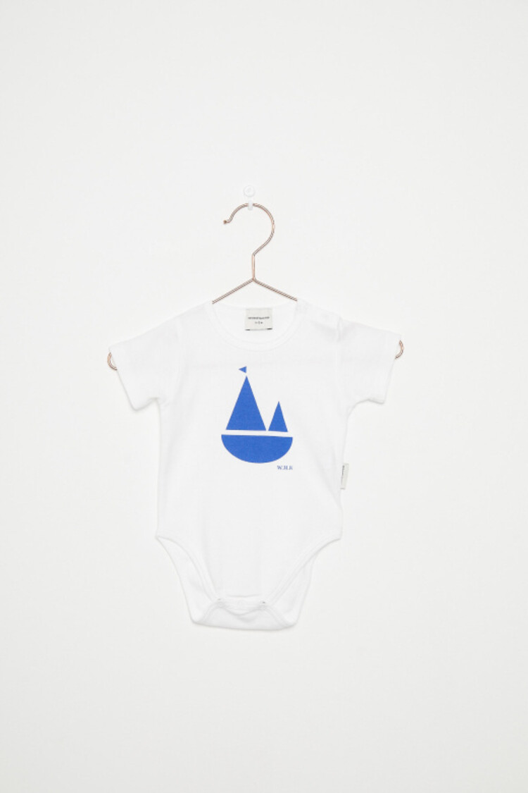Weekend House Kids Boat Shape Baby Body - White