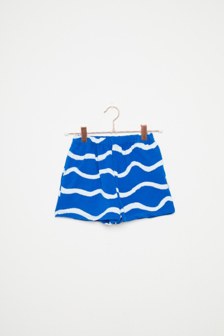 Weekend House Kids Waves Shorts - Nautical Blue