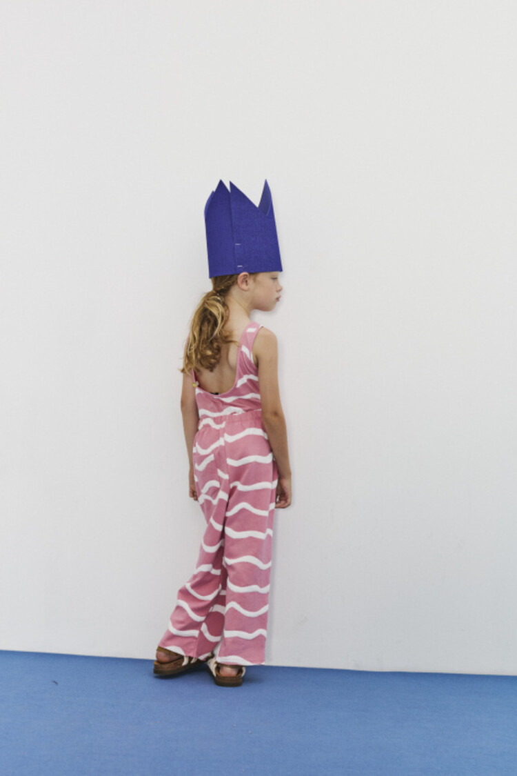 Weekend House Kids Waves Straight Sweatpants - Pink