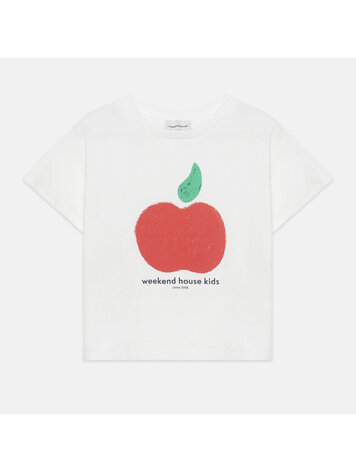 Weekend House Kids Apple Shape T-shirt - White