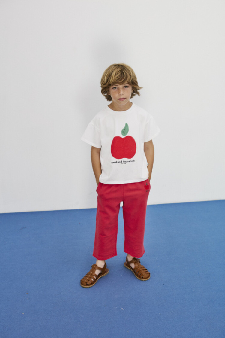 Weekend House Kids Apple Shape T-shirt - White