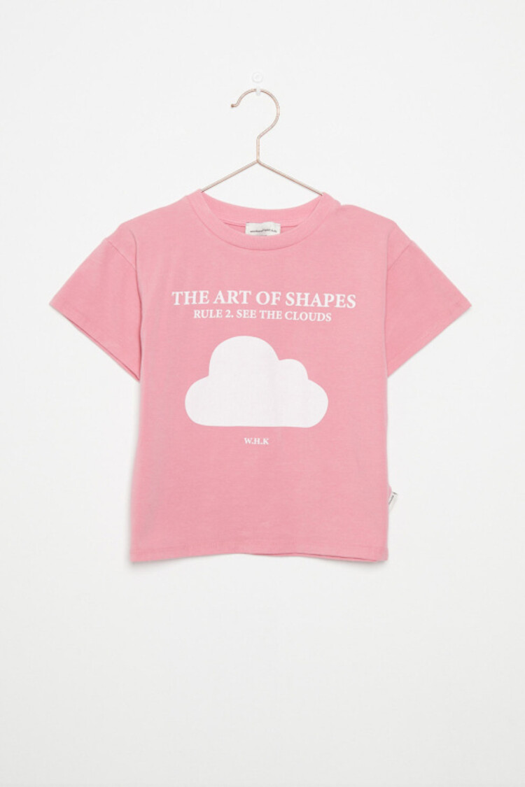 Weekend House Kids Cloud Shape T-shirt - Pink