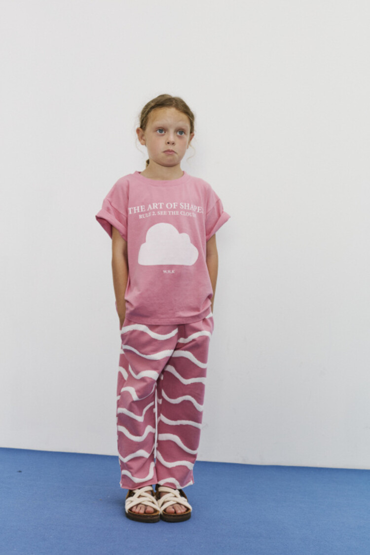 Weekend House Kids Cloud Shape T-shirt - Pink