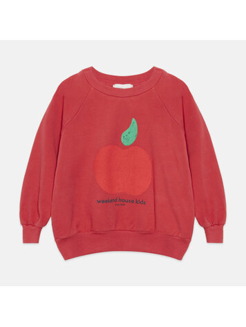 Weekend House Kids Apple Sweatshirt - Red