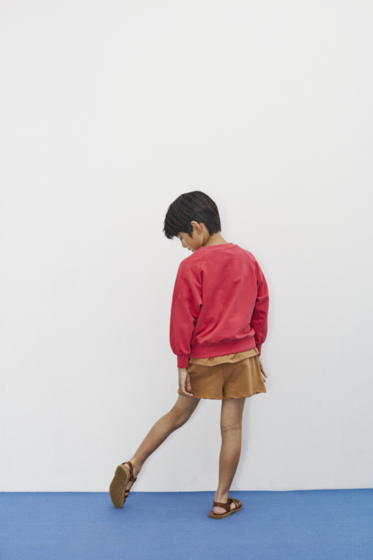 Weekend House Kids Apple Sweatshirt - Red