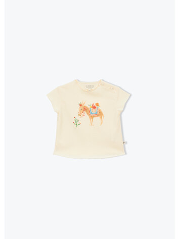 Arsène & Les Pipelettes T-shirt Bebe Petit Ane - Ecru