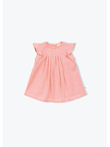 Arsène & Les Pipelettes Robe Bebe Vichy - Rose