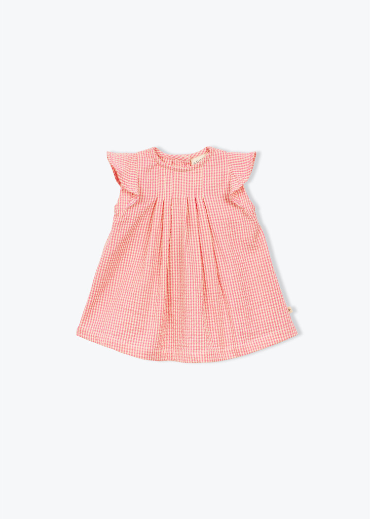 Arsène & Les Pipelettes Robe Bebe Vichy - Rose