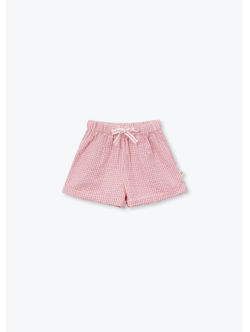 Arsène & Les Pipelettes Short Bebe Vichy - Rose