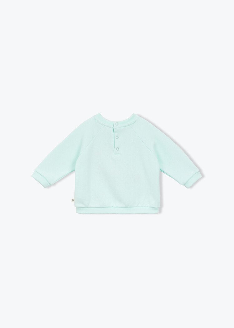 Arsène & Les Pipelettes Sweat Bebe Pick-up - Azur