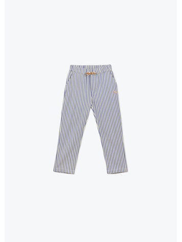 Arsène & Les Pipelettes Pantalon Rayures Transat - Cobalt