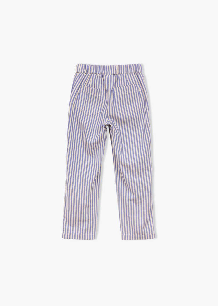 Arsène & Les Pipelettes Pantalon Rayures Transat - Cobalt