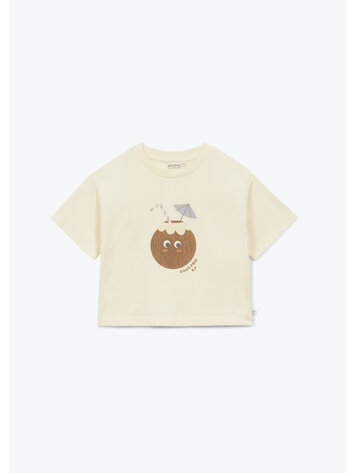 Arsène & Les Pipelettes T-shirt Noix De Coco - Ecru