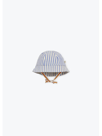 Arsène & Les Pipelettes Bob Bebe Rayures Transat - Cobalt